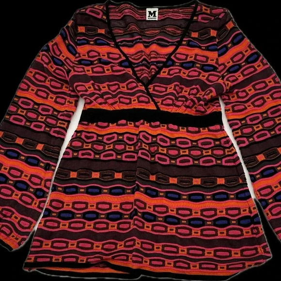 M Missoni 90's Long Sleeve Knit Top - Colorful - Size Small - Great Condition - Picture 7 of 7